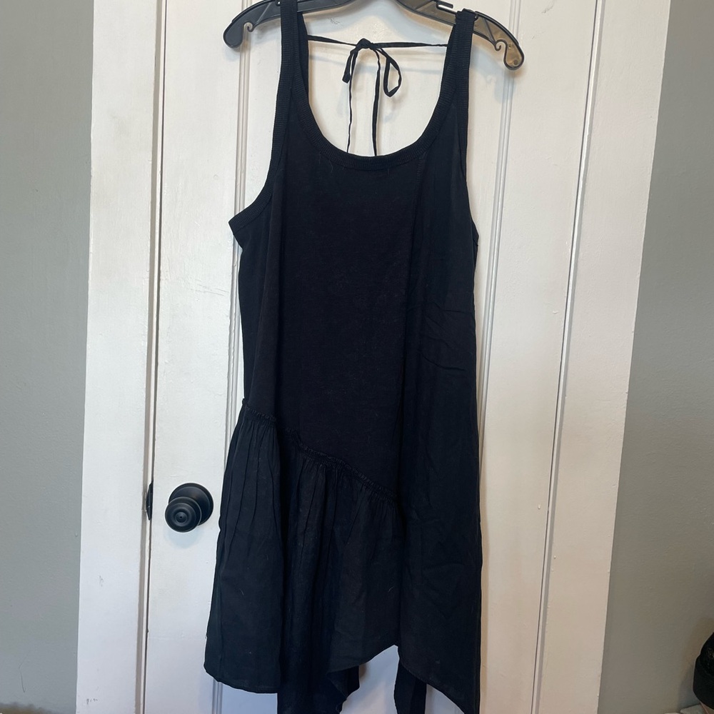 Daily Practice Asymmetrical Black Dress size L. NWT - Picture 2 of 8
